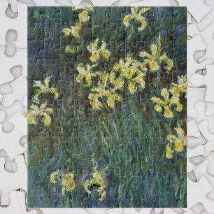 Puzzle Lirios amarillos por Claude Monet, Arte fino vinta