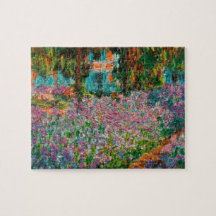 Puzzle Lirios jardín Monet Giverny flores