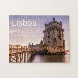 Puzzle Lisboa Portugal Torre de Belém Vacaciones al atard