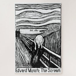 Puzzle Litografía de Edvard Munch El Grito Arte 1000 Piez