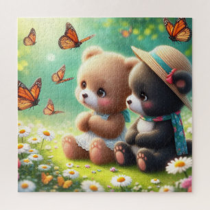 Puzzle Little Bears Daisies 4