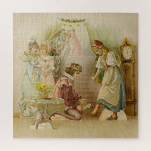 Puzzle “Little Cinders” Arte de Hadas por E S Hardy