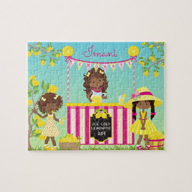 Puzzle Little Girls Lemonade Stand (Horizontal)