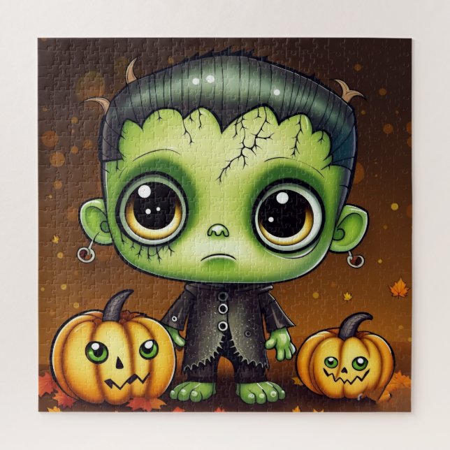 Puzzle Little Halloween Frankenstein (Vertical)