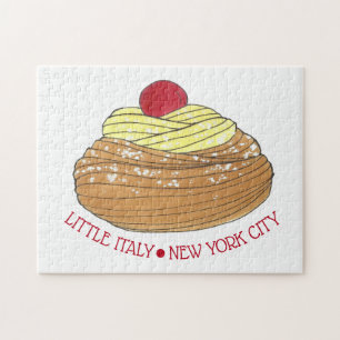 Puzzle Little Italy NYC Panadería Italiana Zeppole Pastry