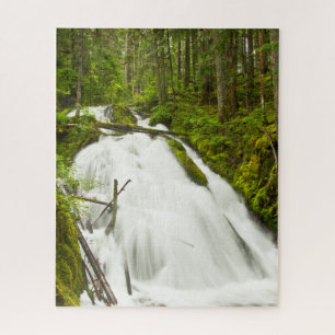 Puzzle Little Zig Zag Falls Bosque nacional Mount Hood