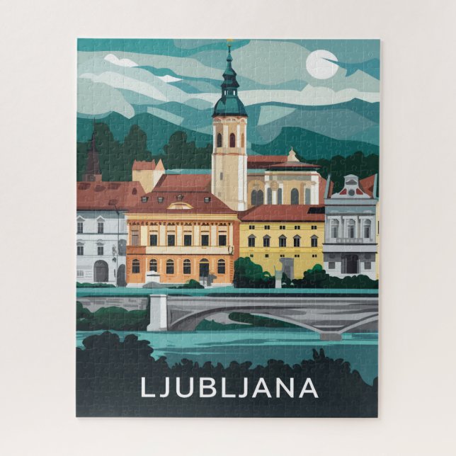 Puzzle Liubliana, Eslovenia (Vertical)