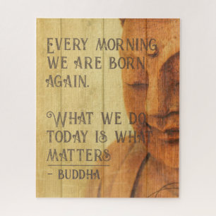 Puzzle Live for Today Mantra Buddha Motivational Cita