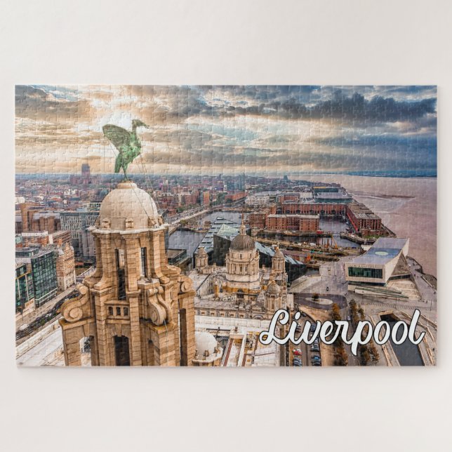 Puzzle Liverpool, Inglaterra, Reino Unido (Horizontal)