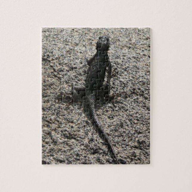 Puzzle Lizard negro (Vertical)