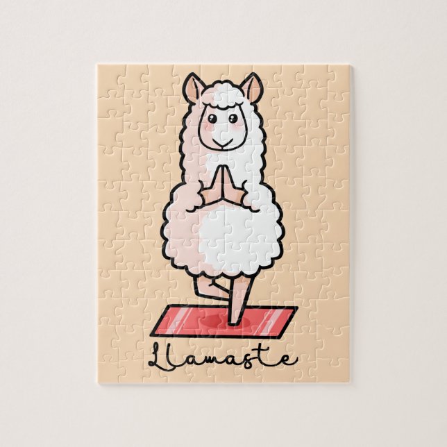 Puzzle Llama de la yoga - Llamaste (Vertical)