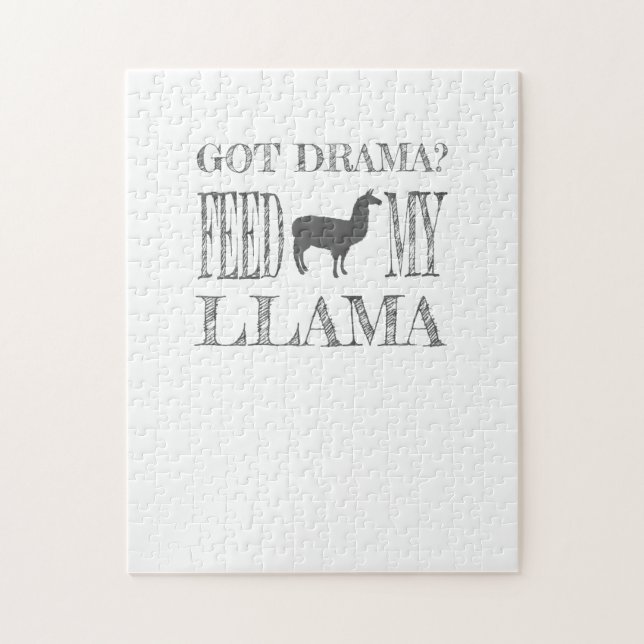 Puzzle Llama dramática recibe ramas de mi llamada (Vertical)