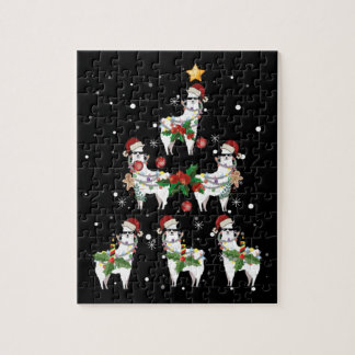 Puzzle Llama navidades