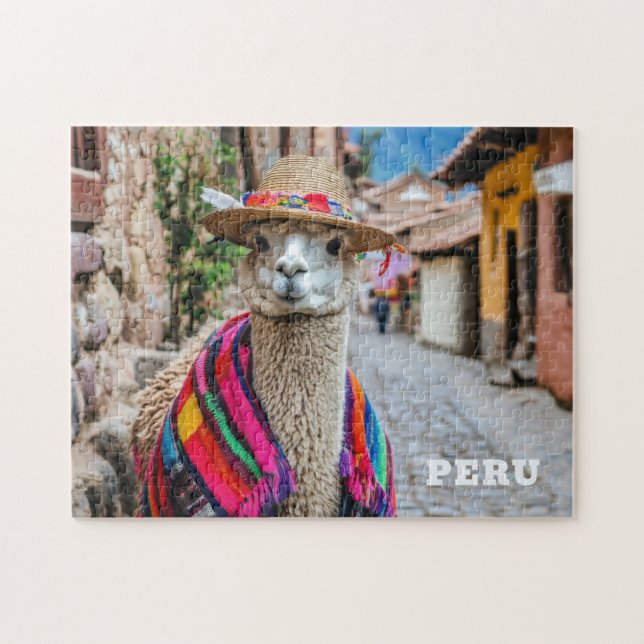 Puzzle Llama peruana (Horizontal)