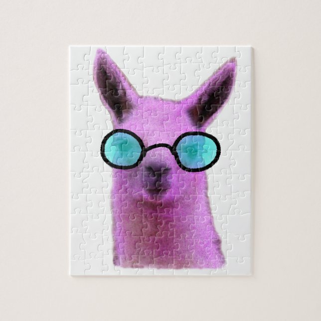 Puzzle Llama rosa Guay! (Vertical)