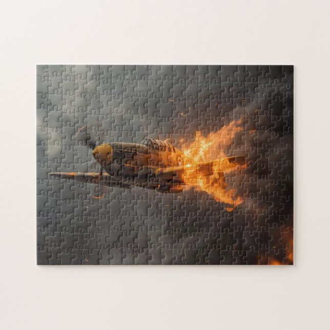 Puzzle Llamas del cielo: La ascensión de un Spitfire (Horizontal)