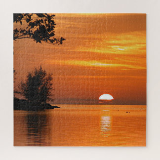 Puzzle Llave Oeste, puesta de sol en Florida, hermosa fot