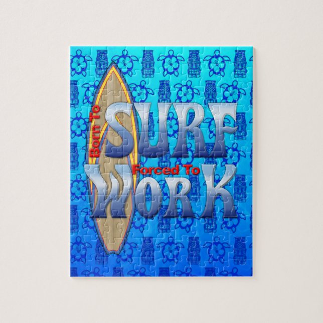 Puzzle Llevado practicar surf forzado para trabajar (Vertical)