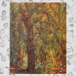 Puzzle Llovidos por Claude Monet, Bella Artes de la época<br><div class="desc">Weeping Willow (feat. 1919) de Claude Monet es una pintura impresionista vintage de arte de estilo fino. Forma parte de una serie de pinturas de sauces pintadas por Monet en sus jardines de Giverny, Francia. Un bosque de árboles en la temporada de otoño con hermosos colores de las hojas giratorias....</div>