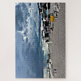 Puzzle Lluvia por la playa de Hythe Fisherman's Beach
