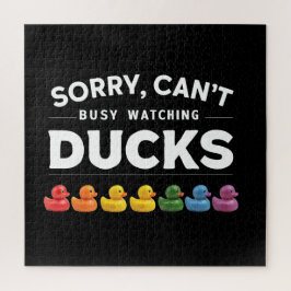 Puzzle Lo siento, no puedo, estoy viendo patos