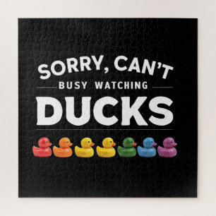 Puzzle Lo siento, no puedo, estoy viendo patos