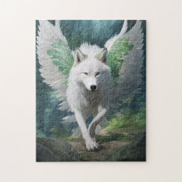 Puzzle Lobo blanco