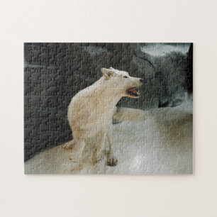 Puzzle Lobo blanco
