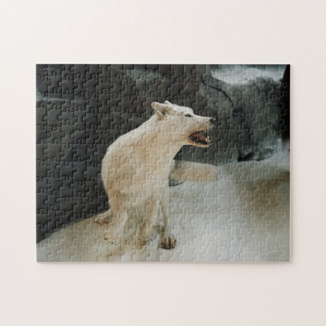 Puzzle Lobo blanco (Horizontal)