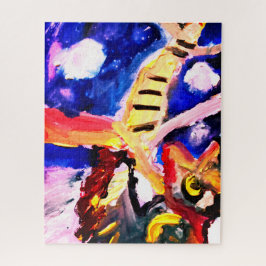 Puzzle Lobo en invierno