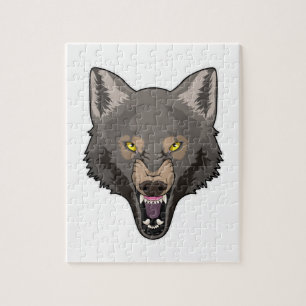 Puzzle Lobo enojado