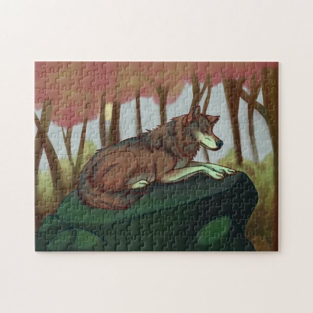 Puzzle Lobo europeo (Horizontal)