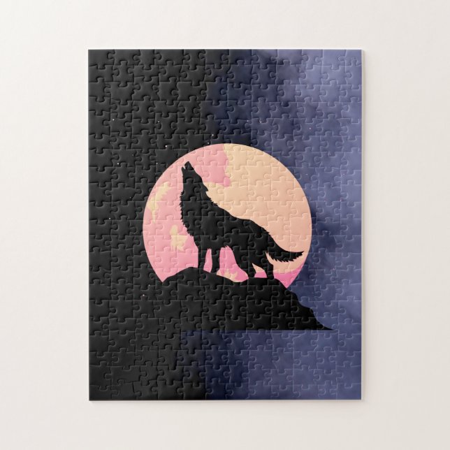 Puzzle lobo hermoso (Vertical)
