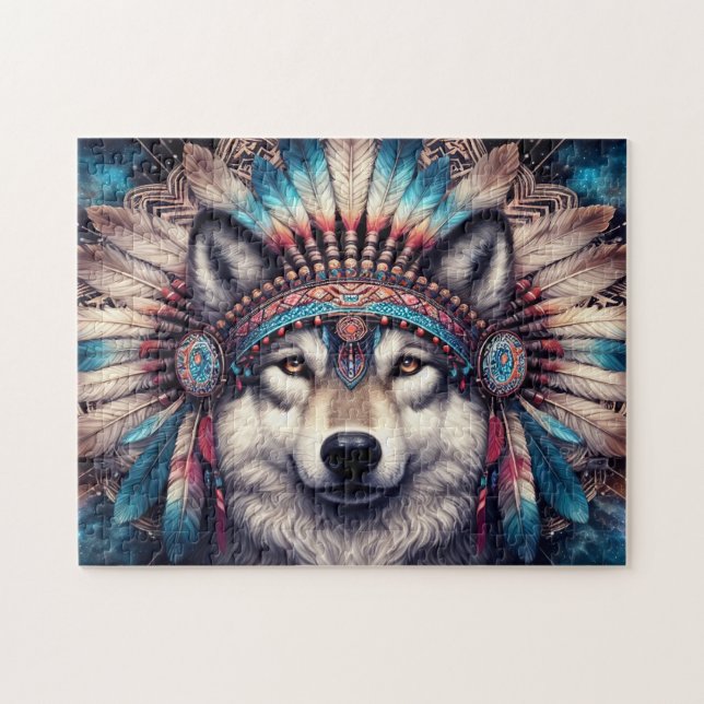 Puzzle Lobo Nativo (Horizontal)