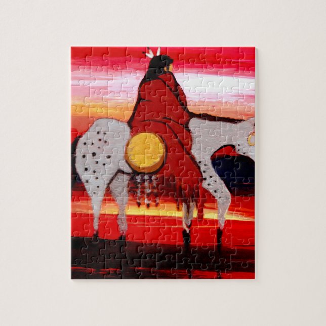 Puzzle Lobo solitario (Vertical)