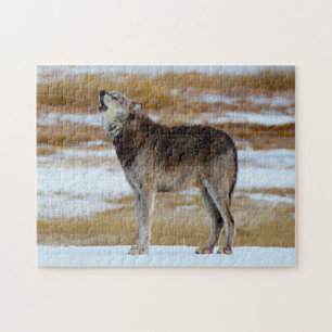 Puzzle Lobos aulladores.