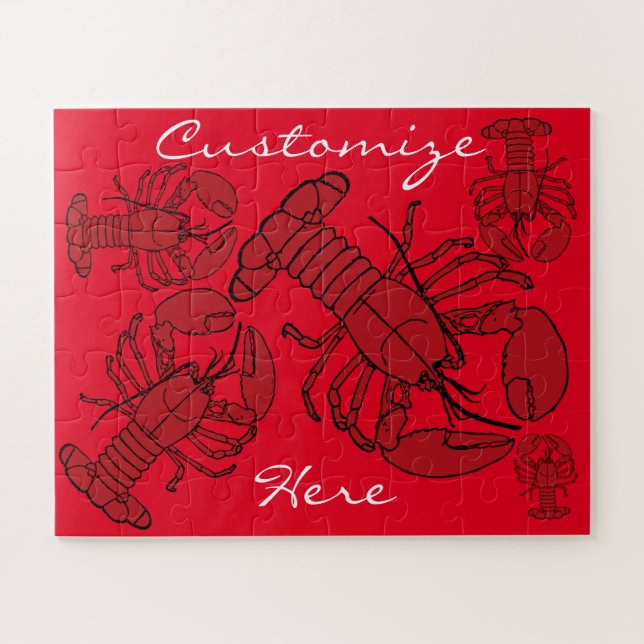 Puzzle Lobster de Red Maine Thunder_Cove (Horizontal)