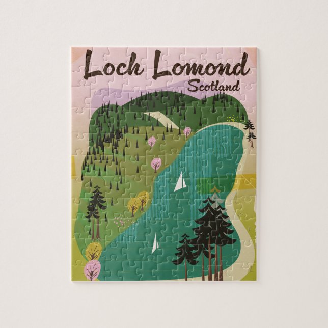 Puzzle Loch Lamond Escocia (Vertical)
