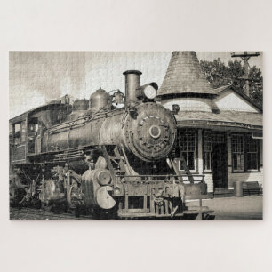 Puzzle Locomotora antigua tren máquina de vapor ferrocarr