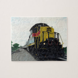 Puzzle Locomotora de trenes en pistas