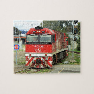 Puzzle Locomotora de trenes rojos, Australia 2