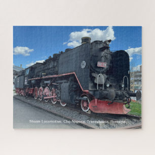 Puzzle Locomotora de vapor, Cluj-Napoca, Rumanía, en