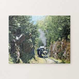 Puzzle Locomotora de Vapor en Summit Cut, Green Mountain