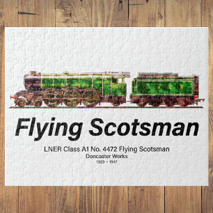 Puzzle Locomotora de vapor Flying Scotsman inglesa