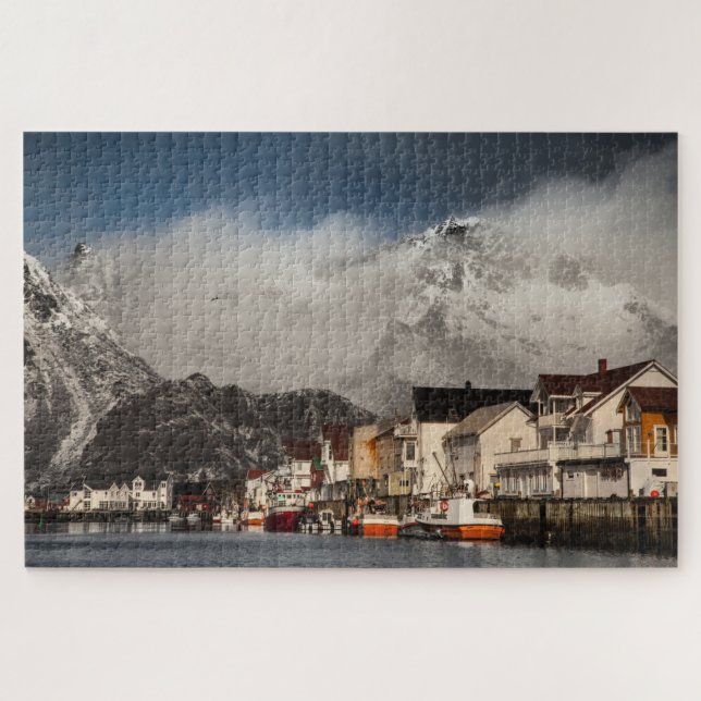 Puzzle Lofoten Fishing Village (Horizontal)