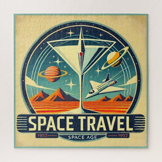 Puzzle Logo de Martini Space Travel 1957 (Vertical)