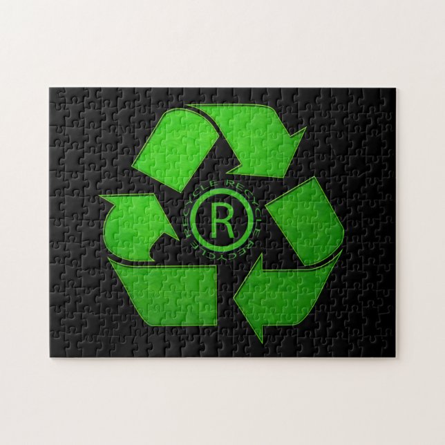 Puzzle Logo de reciclaje de Shirley Taylor (Horizontal)