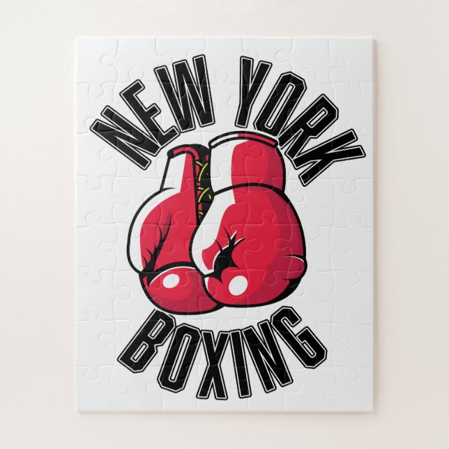 Puzzle Logo del Boxing de Nueva York (Vertical)