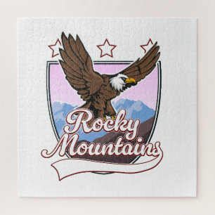 Puzzle logotipo de Montañas Rocosas