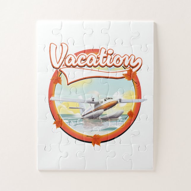 Puzzle logotipo de vacaciones (Vertical)